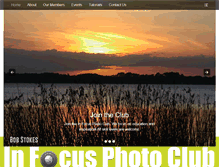 Tablet Screenshot of infocusphotoclub.com